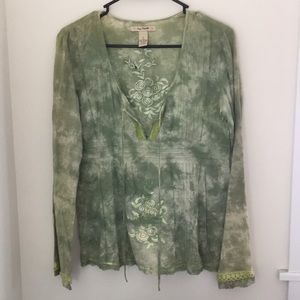 Free people tie dye top